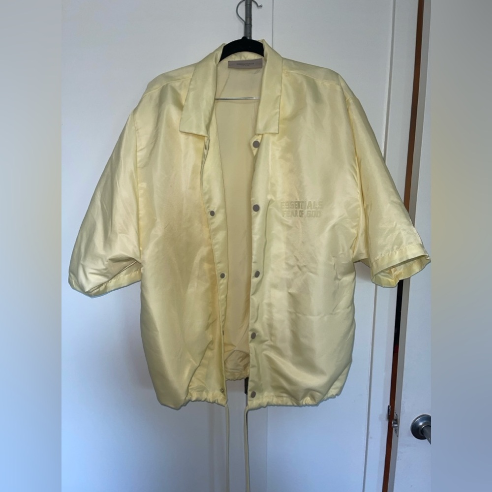 Essentials Nylon Button Front Jacket - image 1